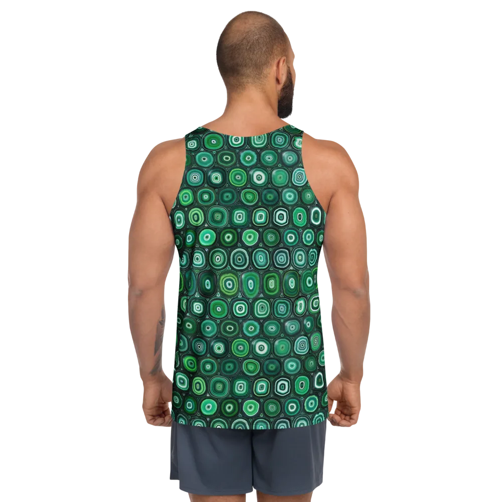 Verdant Orbit on Men's Tank Top — Back