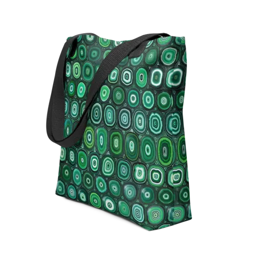 Verdant Orbit on a Tote Bag