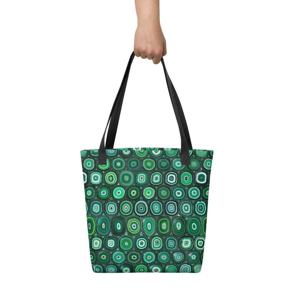Verdant Orbit on Tote Bag — Front