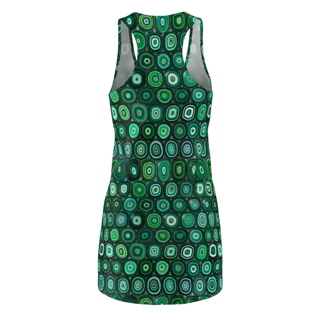 Verdant Orbit on Racerback Dress — Back
