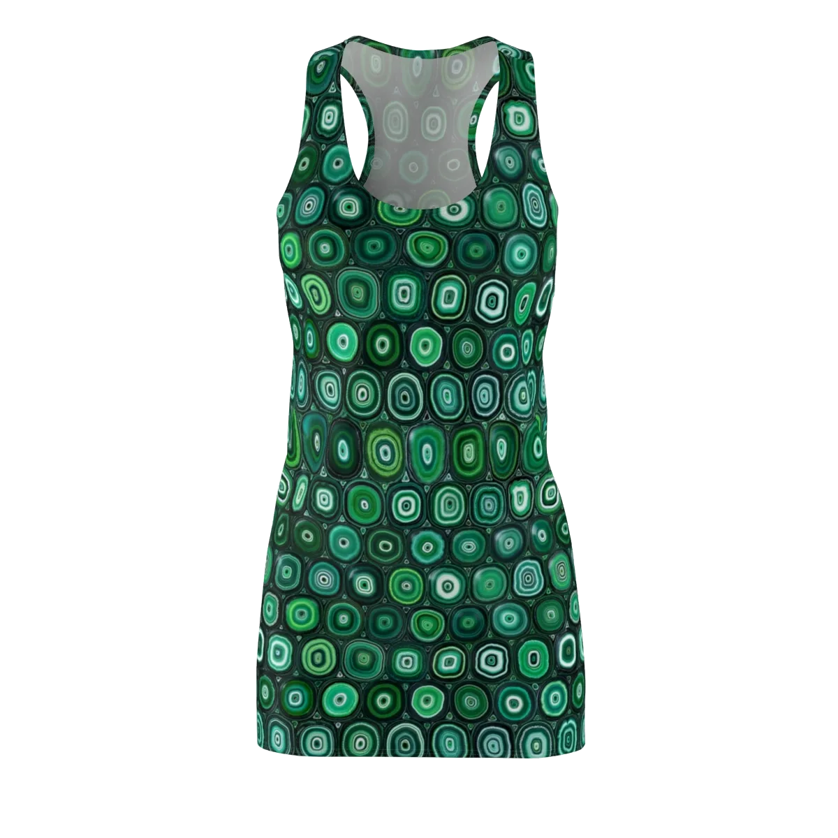 Verdant Orbit on Racerback Dress — Front
