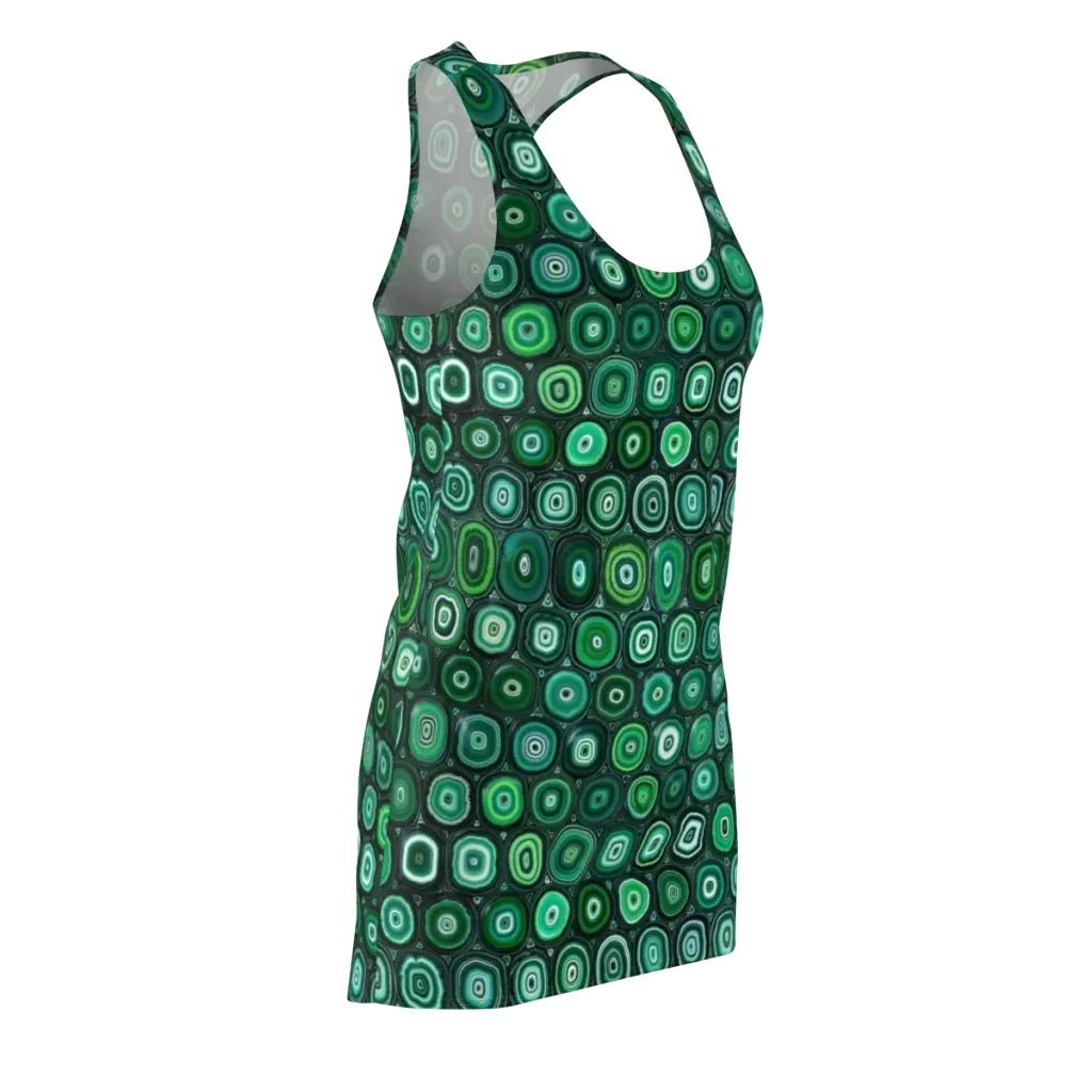Verdant Orbit on Racerback Dress — Front Side