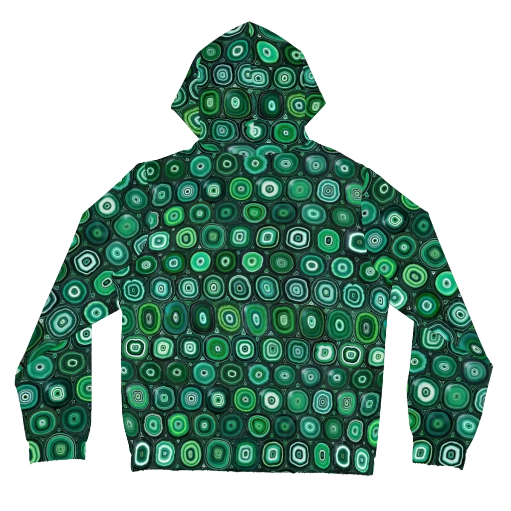 Verdant Orbit on Women's Full-Zip Hoodie — Back