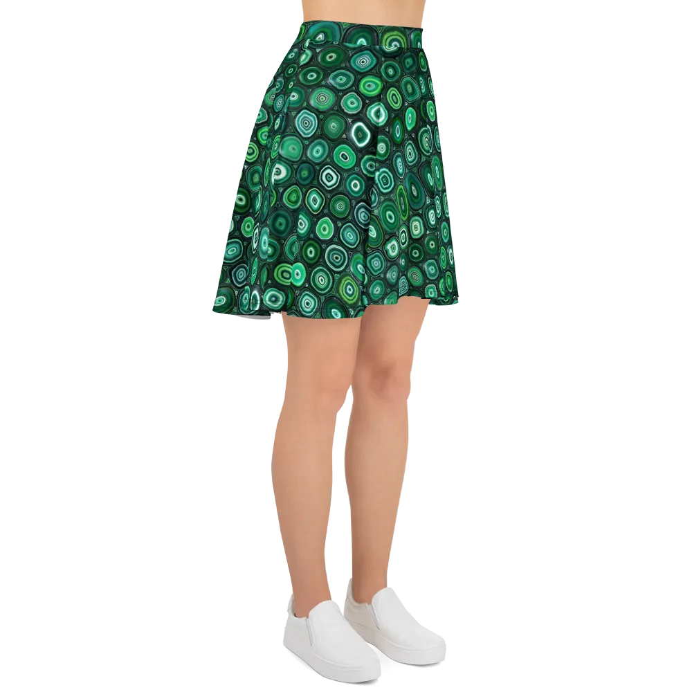 Verdant Orbit on Skater Skirt — Right