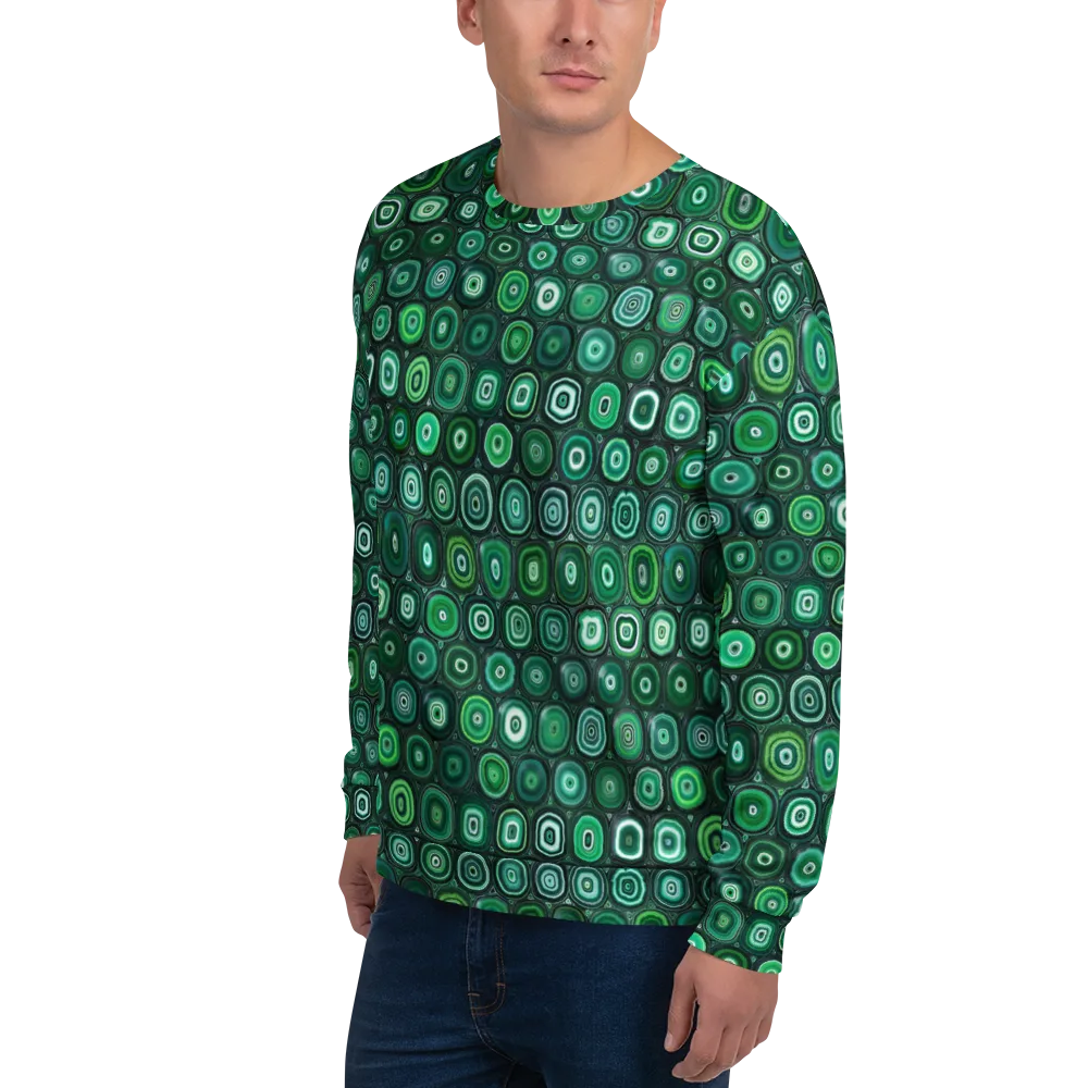 Verdant Orbit on Sweatshirt — Left Front