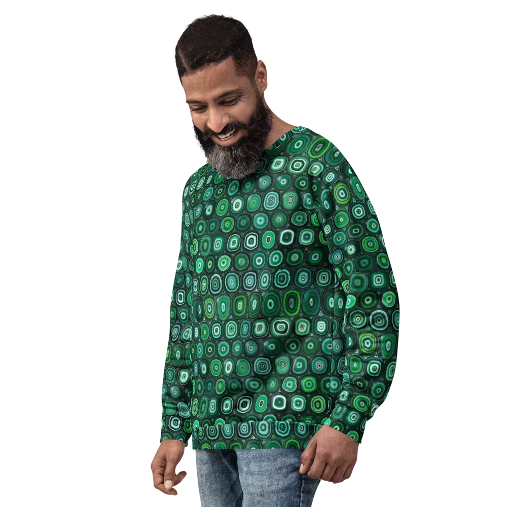 Verdant Orbit on Sweatshirt — Left Front