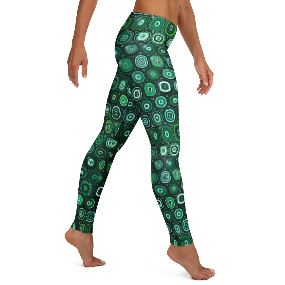 Verdant Orbit on Leggings — Right