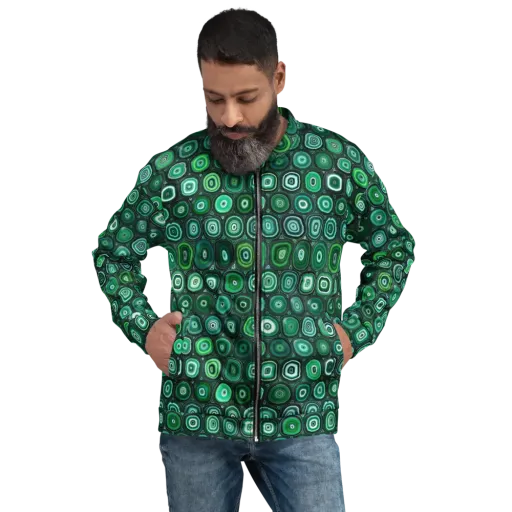 Verdant Orbit on a Bomber Jacket