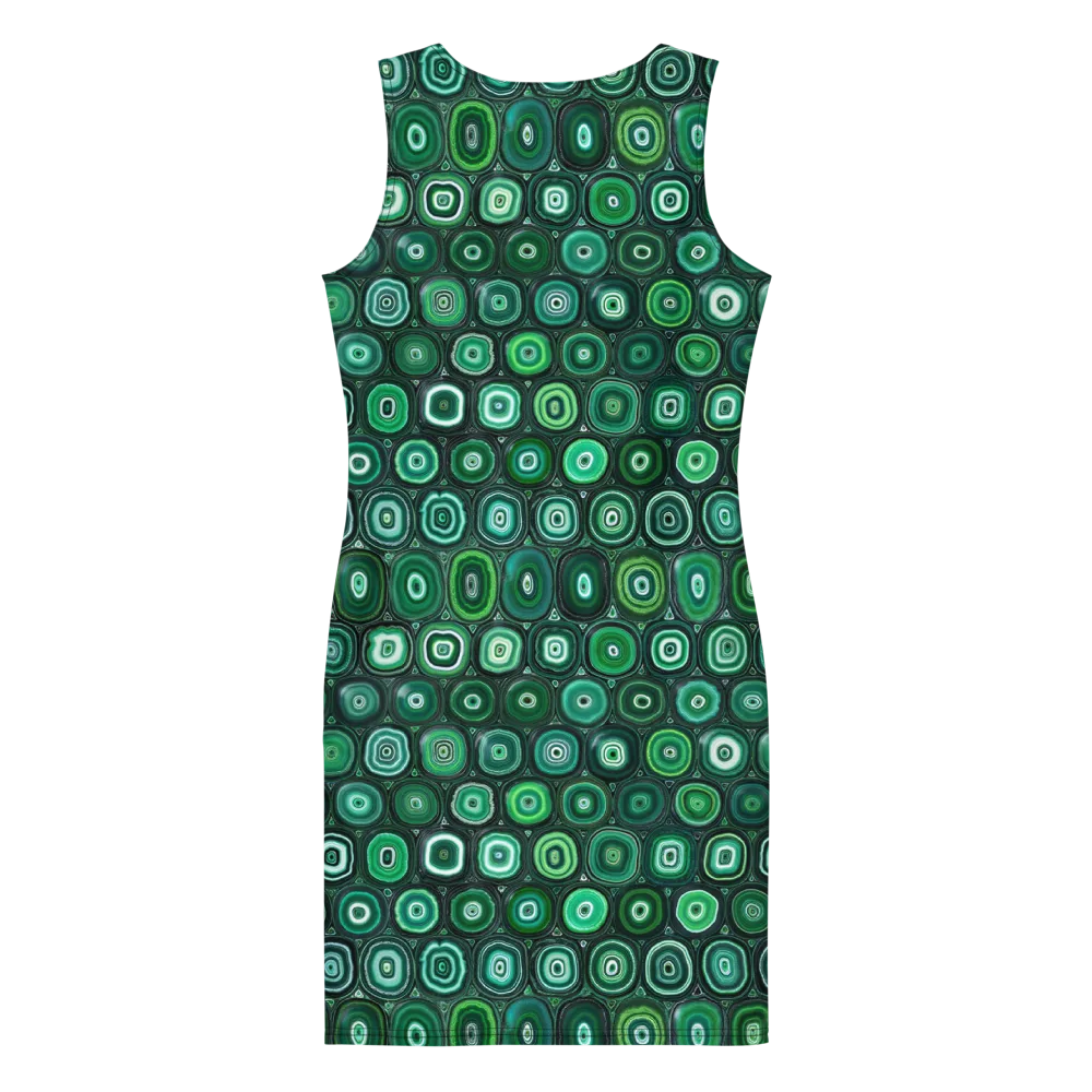 Verdant Orbit on Bodycon Dress — Back