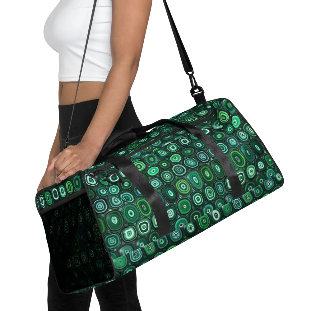 Verdant Orbit on Duffle Bag — Front
