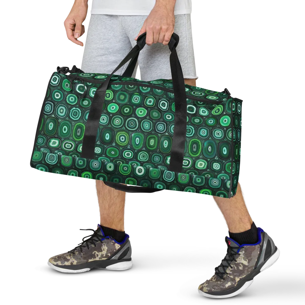 Verdant Orbit on Duffle Bag — Front