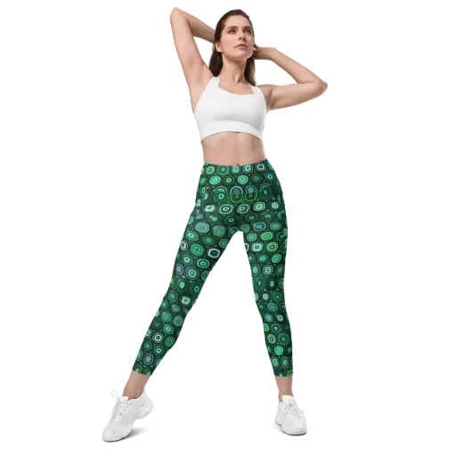 Verdant Orbit on a Leggings with Pockets