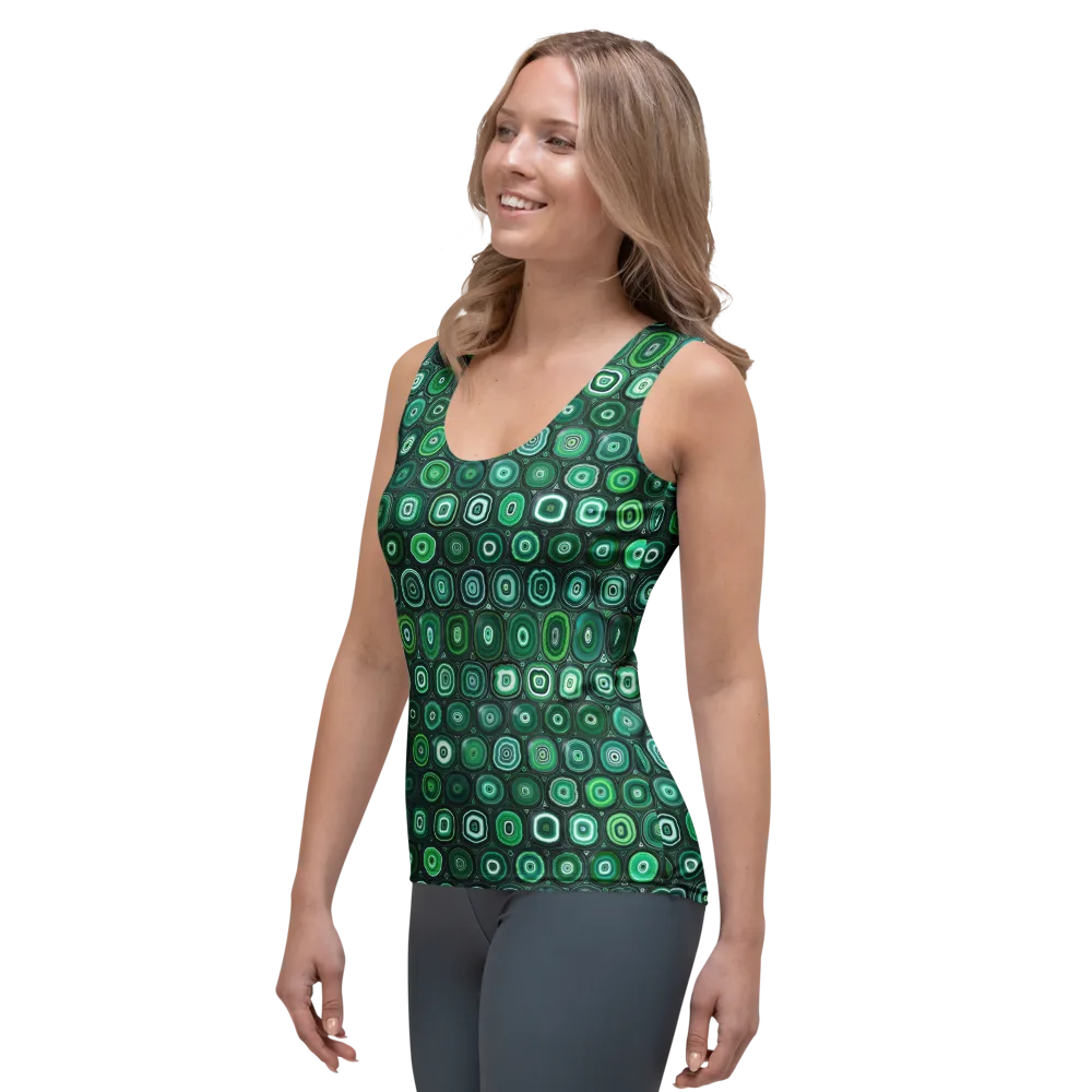 Verdant Orbit on Women's Tank Top — Left Front