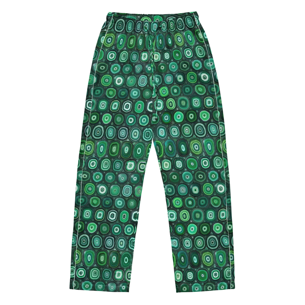 Verdant Orbit on Women's Pajama Pants — Front
