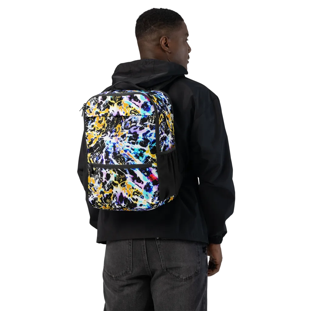 Chrome Fire on Utility Backpack — Back