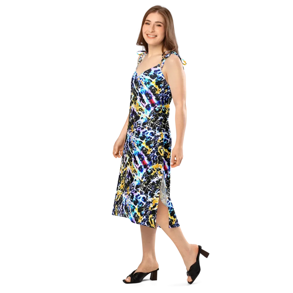 Chrome Fire on Slip Dress — Left Front