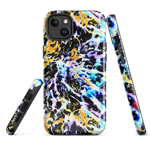 Chrome Fire on a MagSafe Tough Case for iPhone®