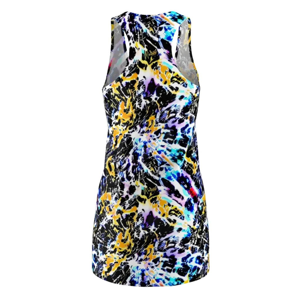 Chrome Fire on Racerback Dress — Back