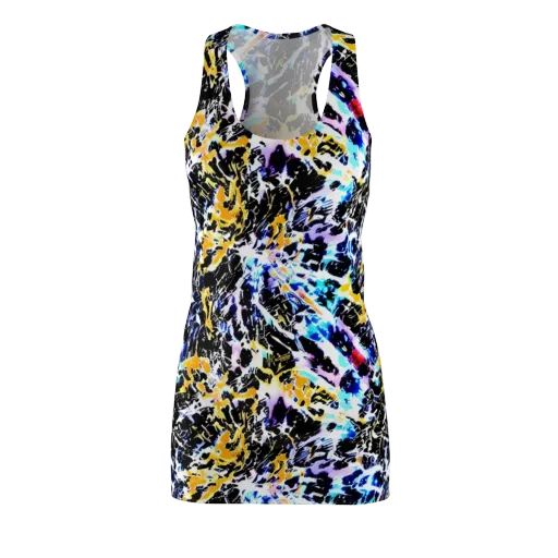 Chrome Fire on a Racerback Dress