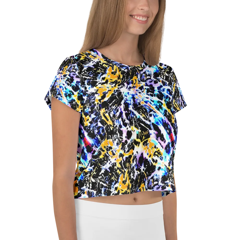 Chrome Fire on Crop Tee — Right