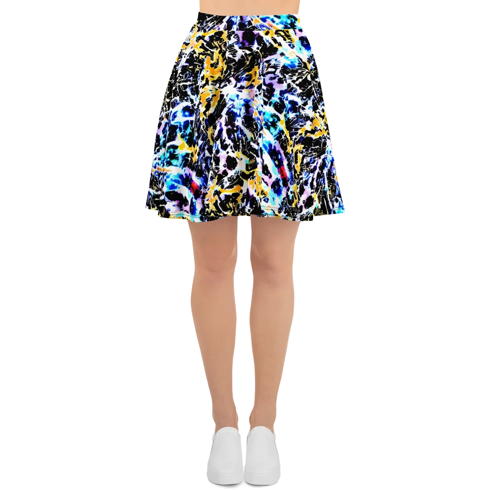 Chrome Fire on Skater Skirt — Front