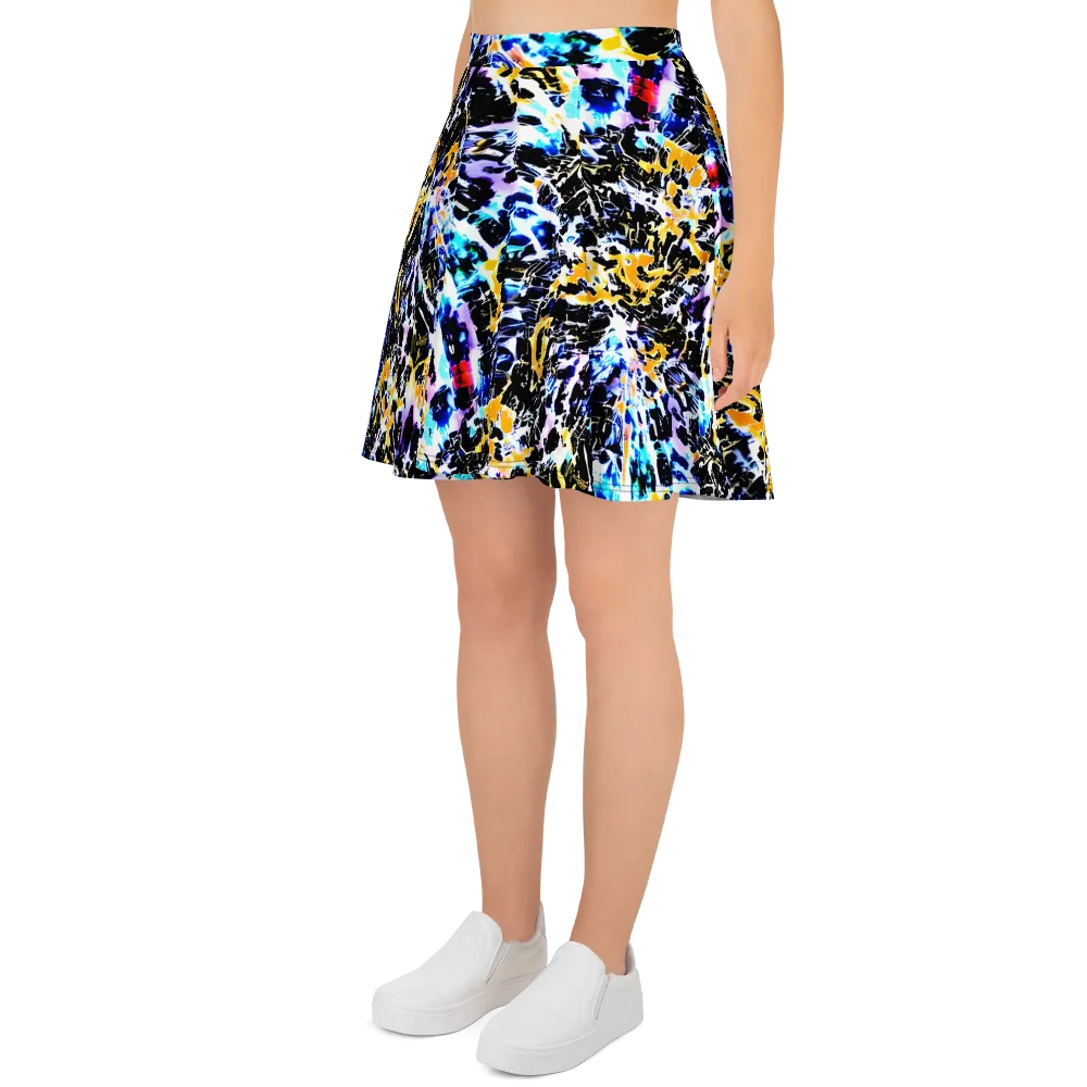 Chrome Fire on Skater Skirt — Left