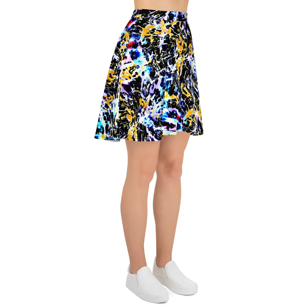 Chrome Fire on Skater Skirt — Right