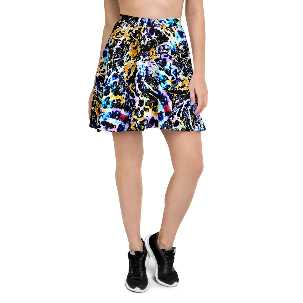 Chrome Fire on Skater Skirt — Front