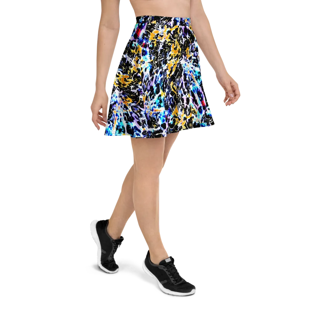 Chrome Fire on Skater Skirt — Right
