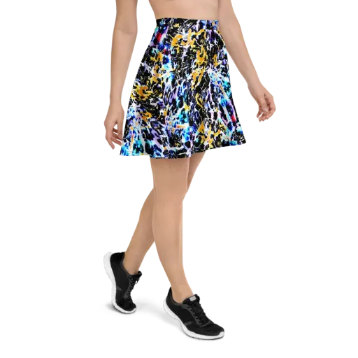 Chrome Fire on a Skater Skirt