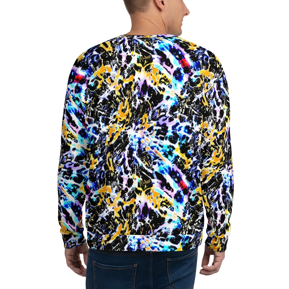 Chrome Fire on Sweatshirt — Back