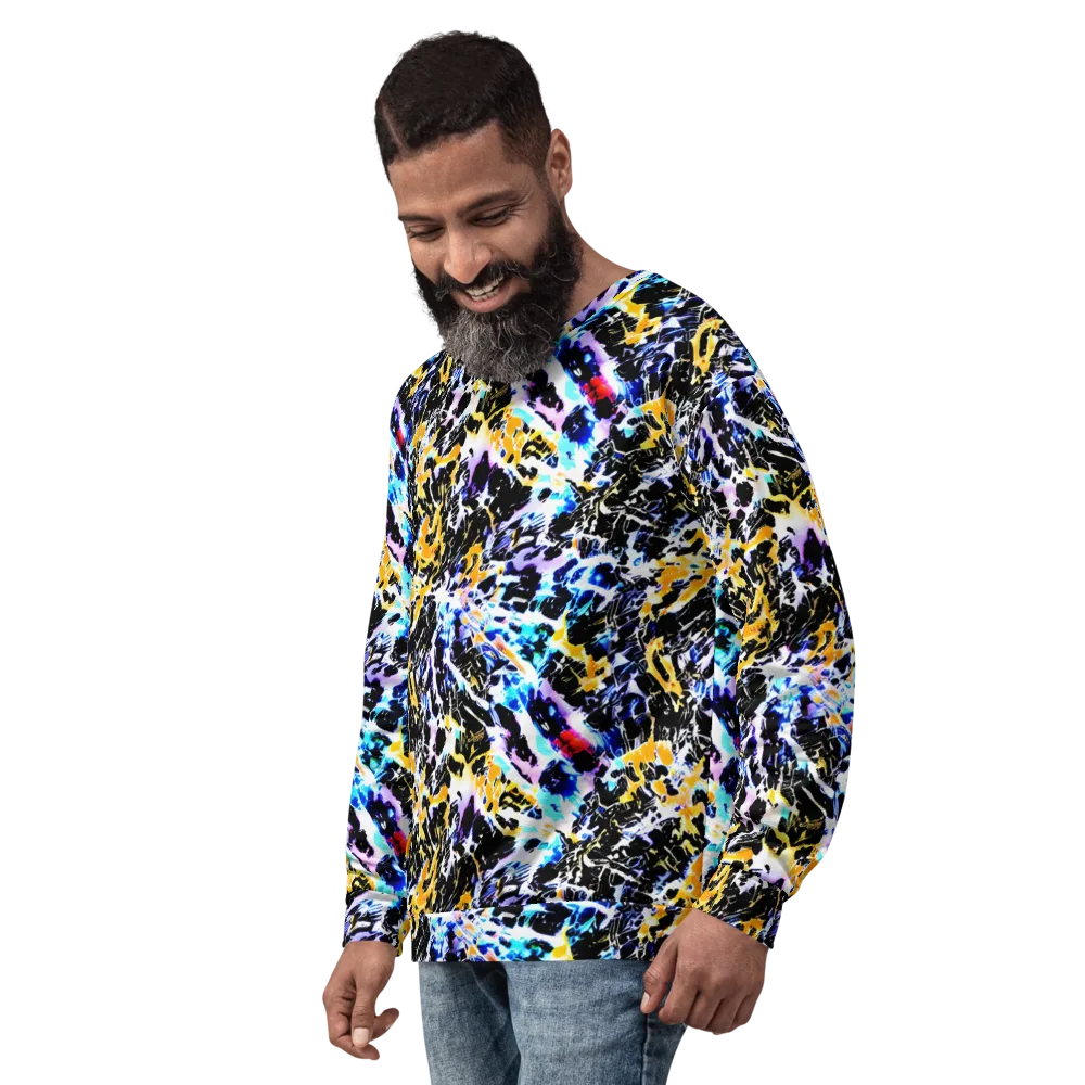 Chrome Fire on Sweatshirt — Left Front