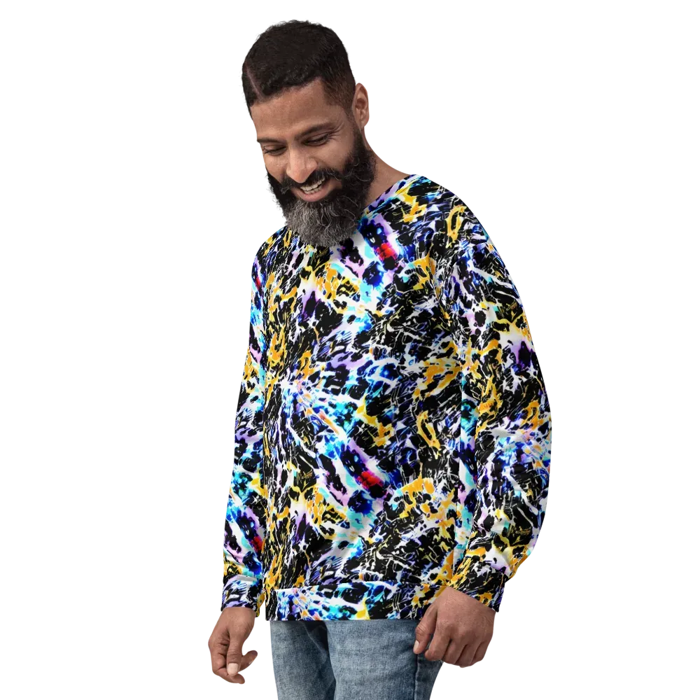 Chrome Fire on Sweatshirt — Left Front