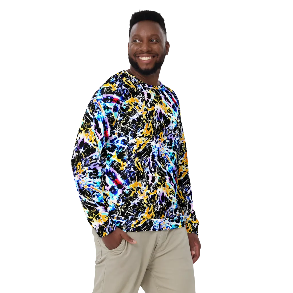 Chrome Fire on Sweatshirt — Front