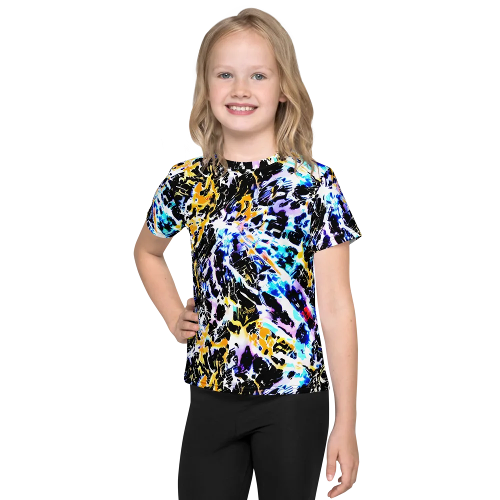 Chrome Fire on Kids Crew Neck T-Shirt — Front