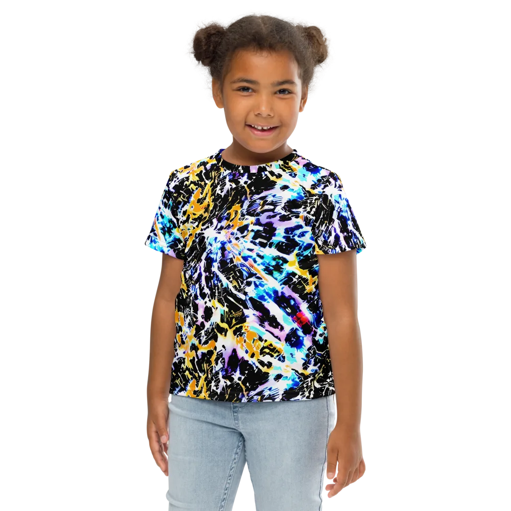 Chrome Fire on Kids Crew Neck T-Shirt — Front