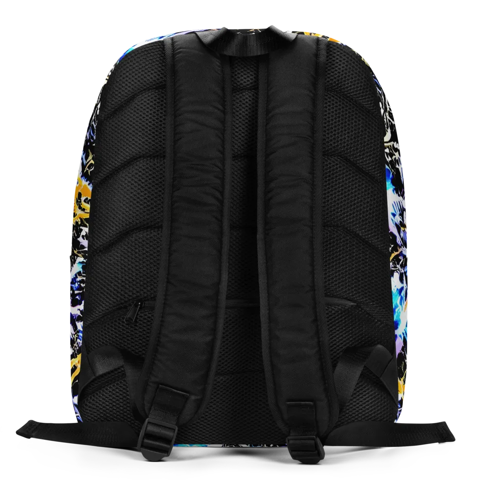 Chrome Fire on Minimalist Backpack — Back