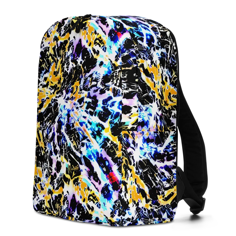 Chrome Fire on Minimalist Backpack — Left