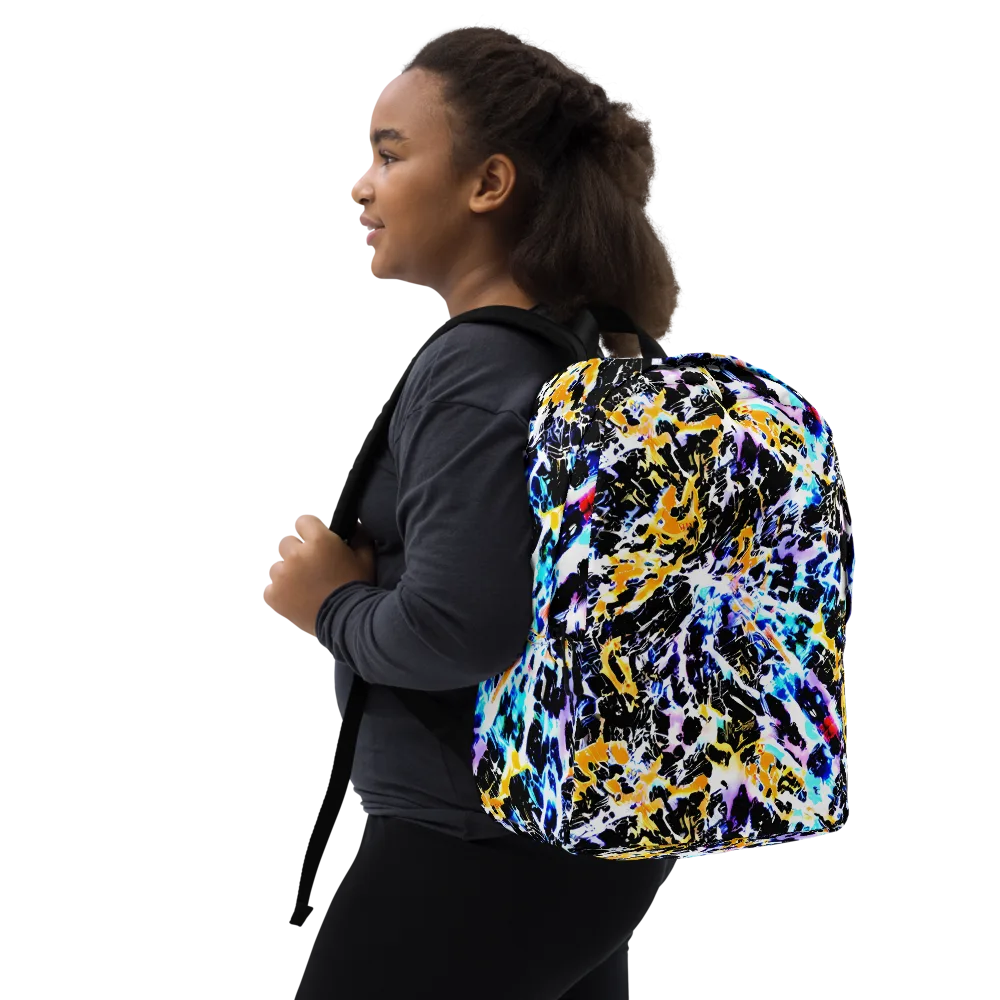 Chrome Fire on Minimalist Backpack — Right Front