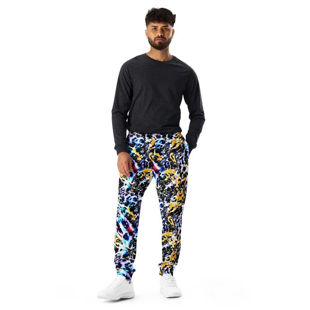 Chrome Fire on Men's Joggers — Front