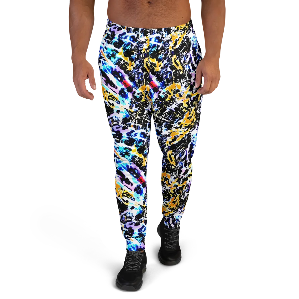 Chrome Fire on Men's Joggers — Front