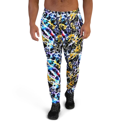Chrome Fire on a Men's Joggers
