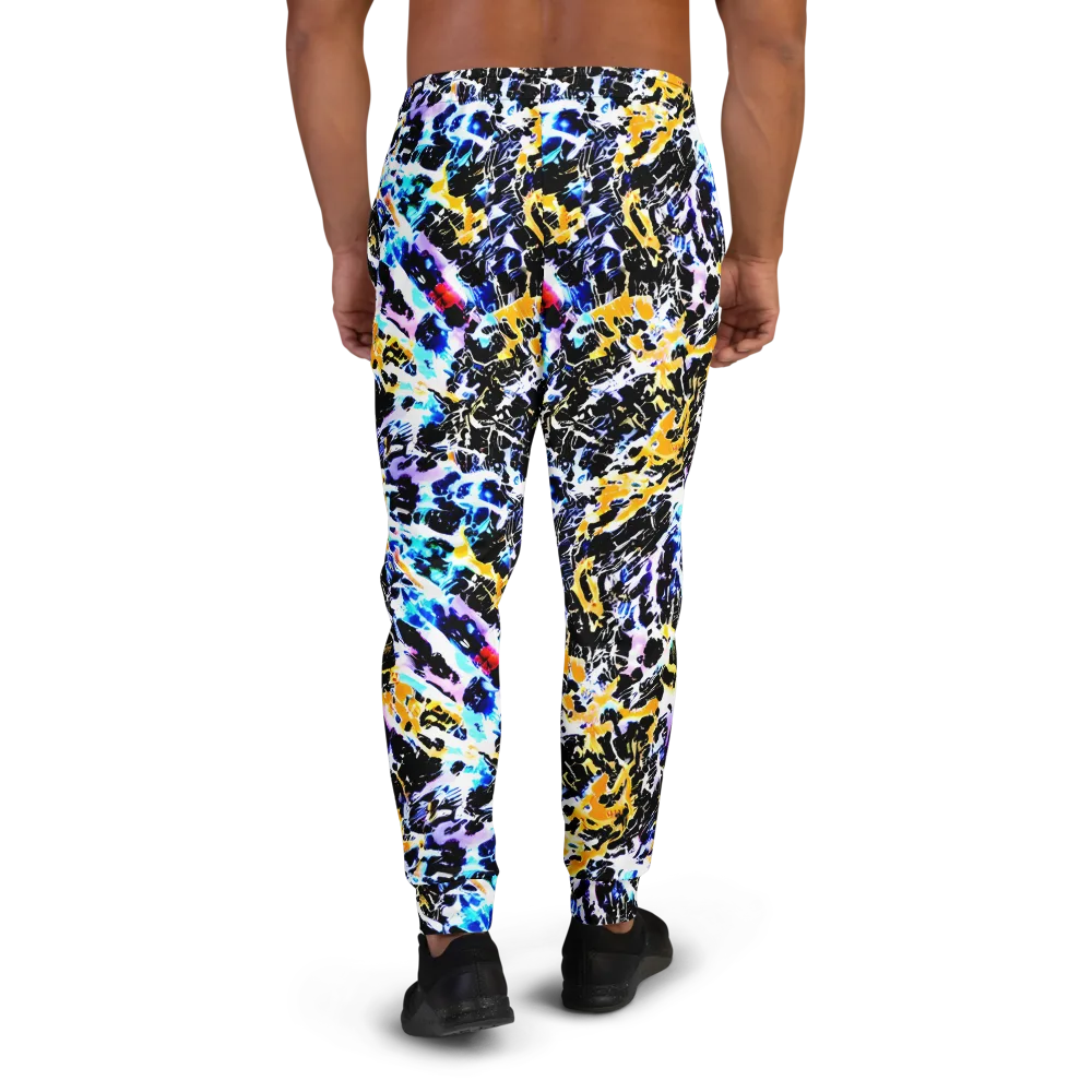 Chrome Fire on Men's Joggers — Back