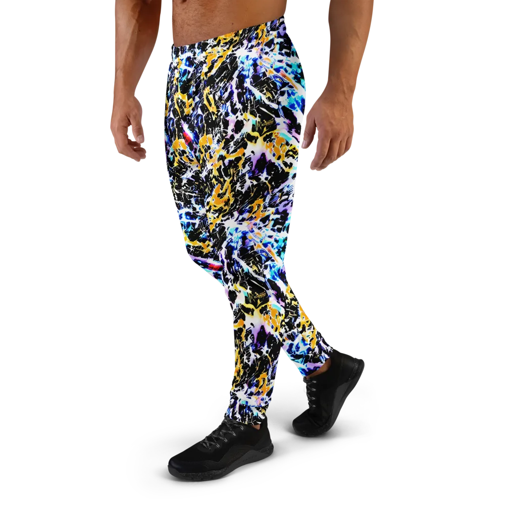 Chrome Fire on Men's Joggers — Left