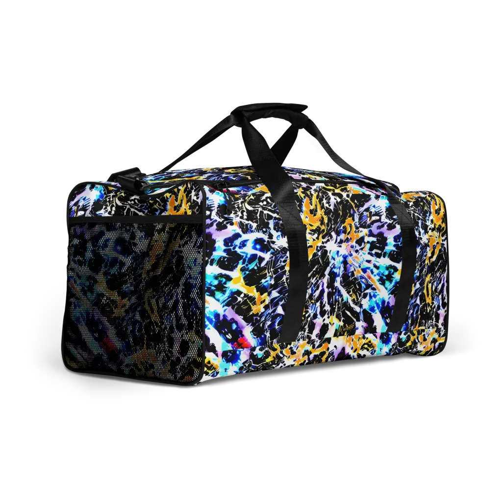 Chrome Fire on Duffle Bag — Right Front