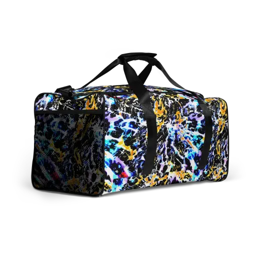 Chrome Fire on a Duffle Bag