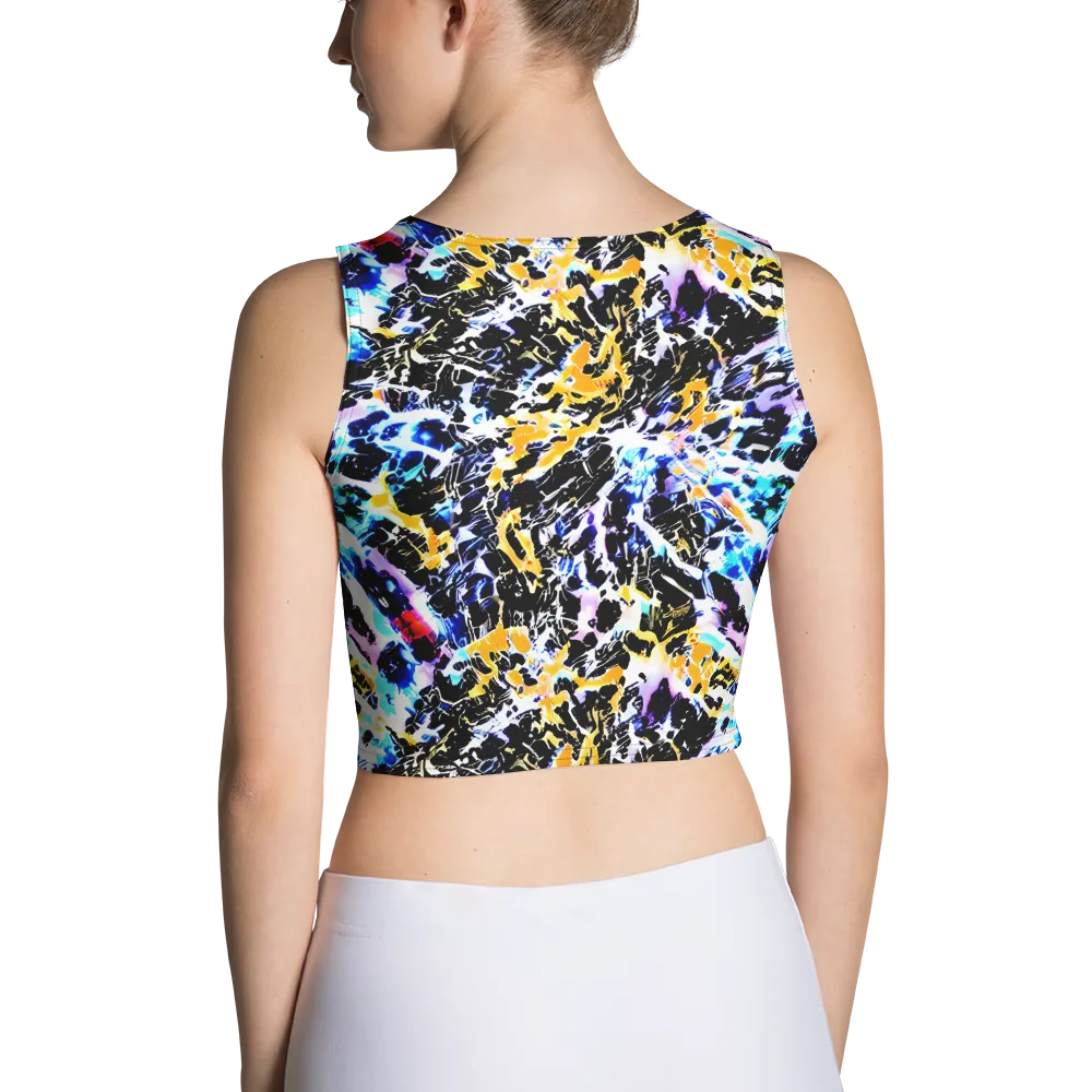 Chrome Fire on Crop Top — Back
