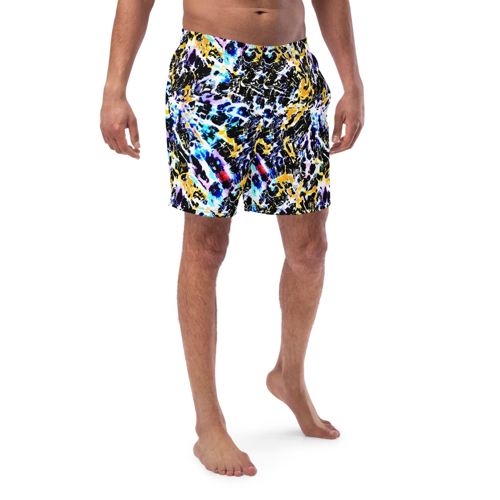 Chrome Fire on Swim Trunks — Front