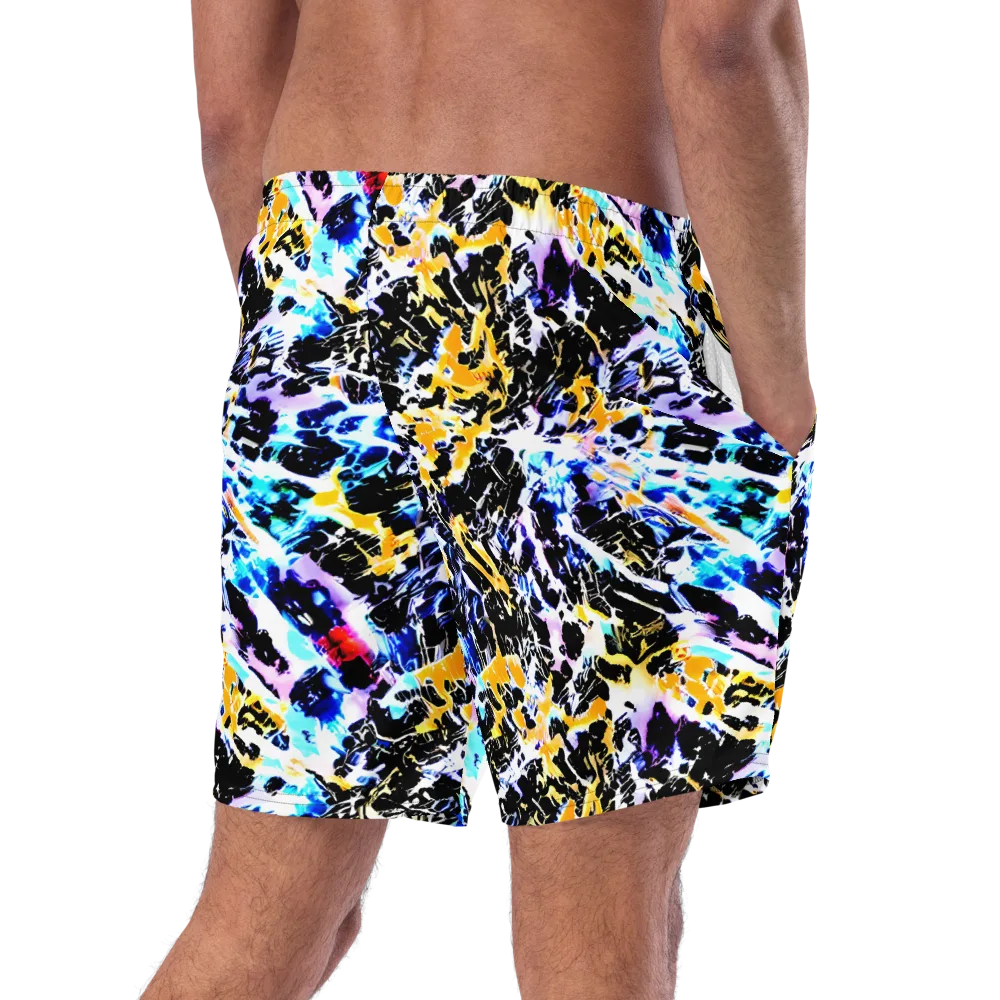 Chrome Fire on Swim Trunks — Right Back
