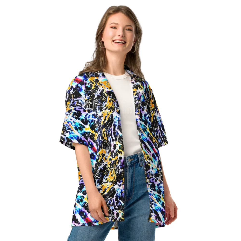 Chrome Fire on Button Shirt — Front